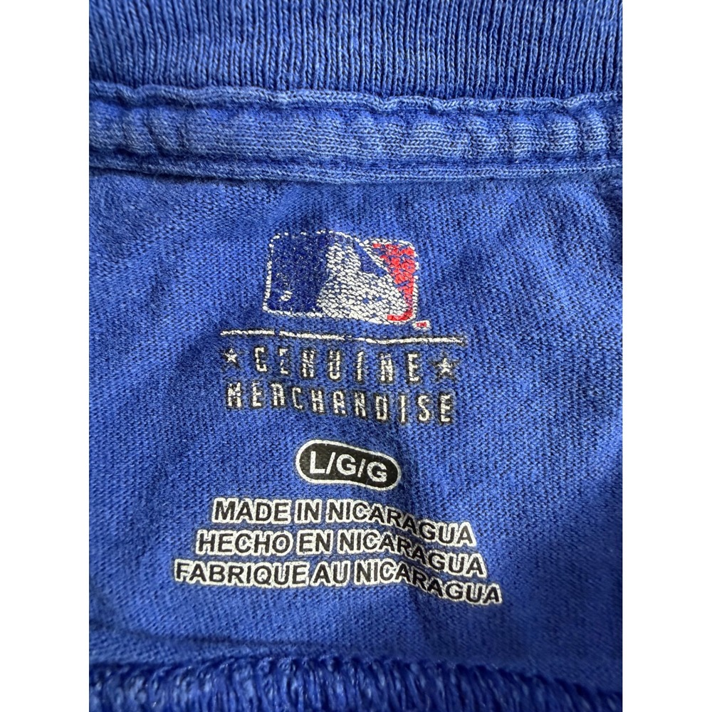 MLB Genuine Merchandise Brooklyn Dodgers Blue Graphic T-Shirt Mens Large Retro - Picture 3 of 3